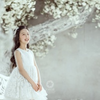 落英树下_成都儿童摄影_花锦馆