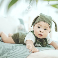 摇摆的夏天_宝宝百天照
