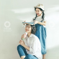  牛仔的夏天_亲子照