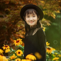 Flowers and girls_宝宝照