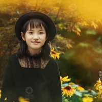 Flowers and girls_宝宝照