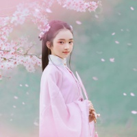 人面桃花相映红_成都儿童摄影