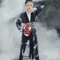 一舞水墨惊鸿_成都儿童摄影