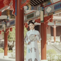 华清宫下月_儿童古装照