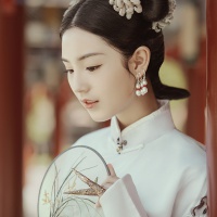 华清宫下月_儿童古装照