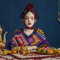 米亚的晚餐_成都儿童摄影_欧美馆