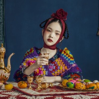 米亚的晚餐_成都儿童摄影_欧美馆