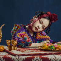 米亚的晚餐_成都儿童摄影_欧美馆