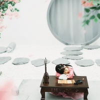 桃花三月_成都儿童摄影_花锦馆