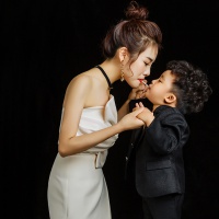 鲜甜母子照_成都亲子照_亲子馆